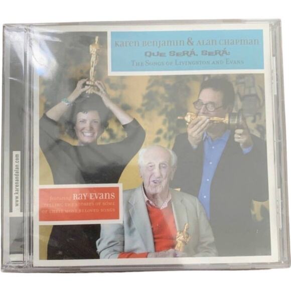 Karen Benjamin Alan Chapman Livingston & Evans Que Sera Sera CD NEW Sealed 2006 - Picture 1 of 2